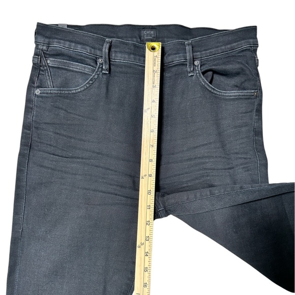 Citizens Of Humanity Chrissy High Rise Dark Grey Skinny Jeans, Size 31 - Picture 10 of 11